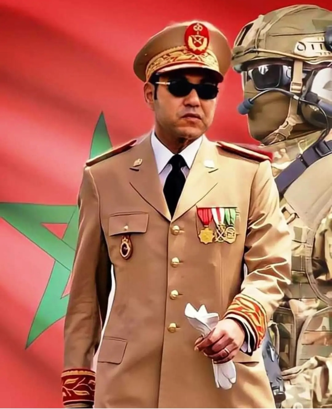 جلالة الملك القائد الأعلى ورئيس أركان الحرب العامة للقوات المسلحة الملكية يوجه الأمر اليومي للقوات المسلحة الملكية بمناسبة الذكرى ال 68 لتأسيسها